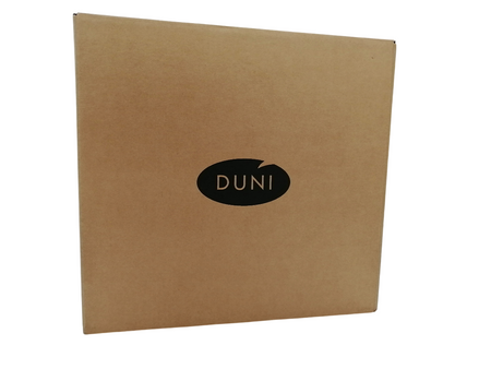 500pcs 40cm 2ply Black Premium 8 Fold Napkins packaging by Duni.