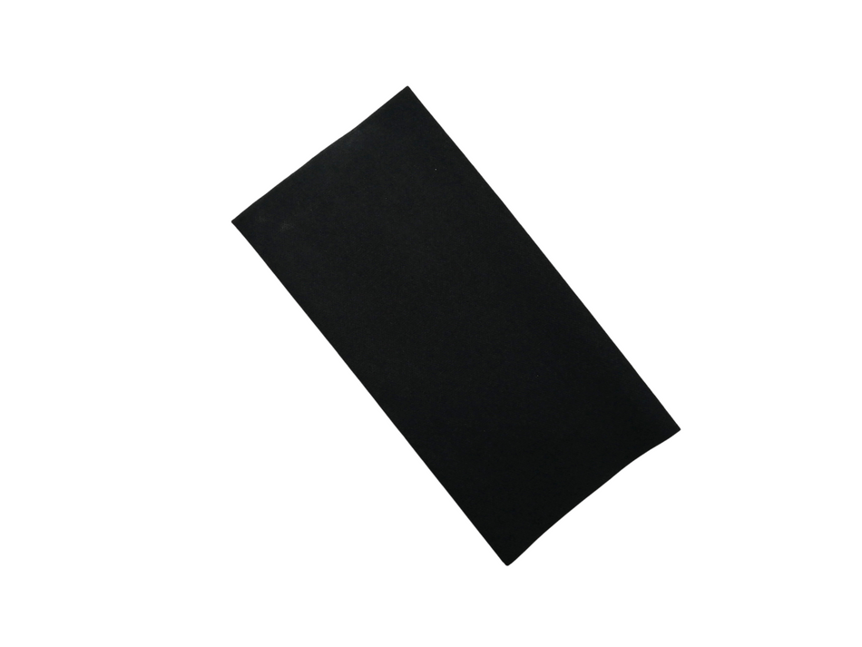 500pcs 40cm 2ply Black Premium 8 Fold Napkins displayed in black color.