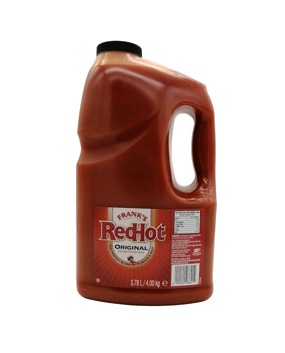 4x Frank's RedHot Original Cayenne Sauce (3.78L)