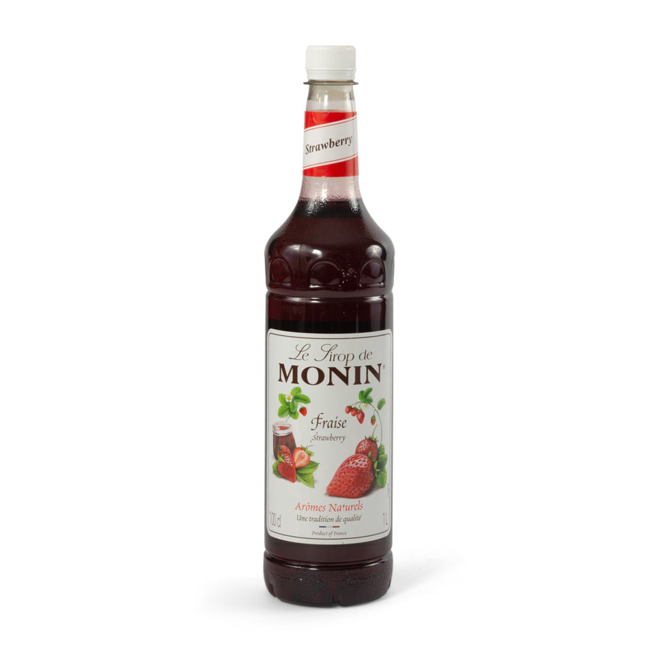 1 Litre MONIN Strawberry Drink Syrup